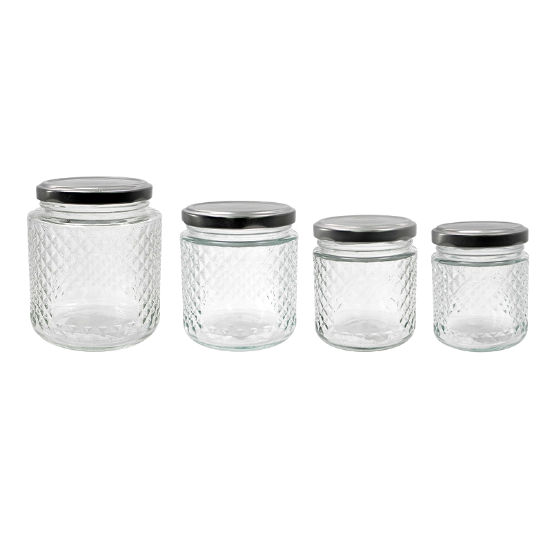 Diamond-patterned Storage Jar YD-STJ-058