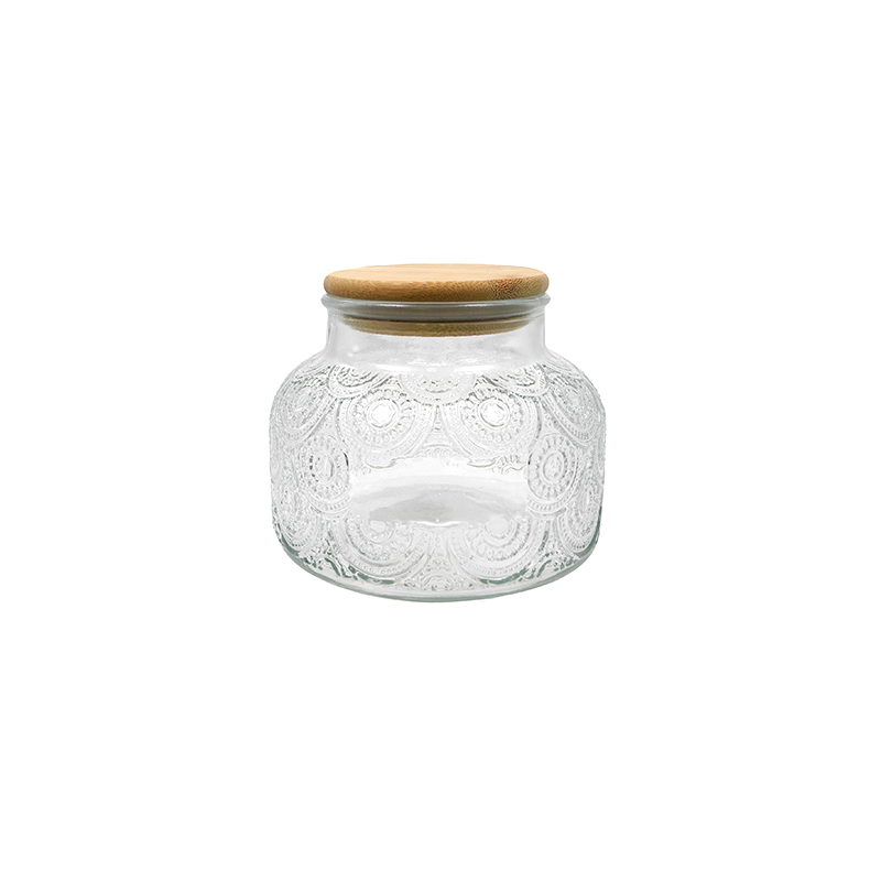 Exposed Material Texture Storage Jar YD-STJ-064