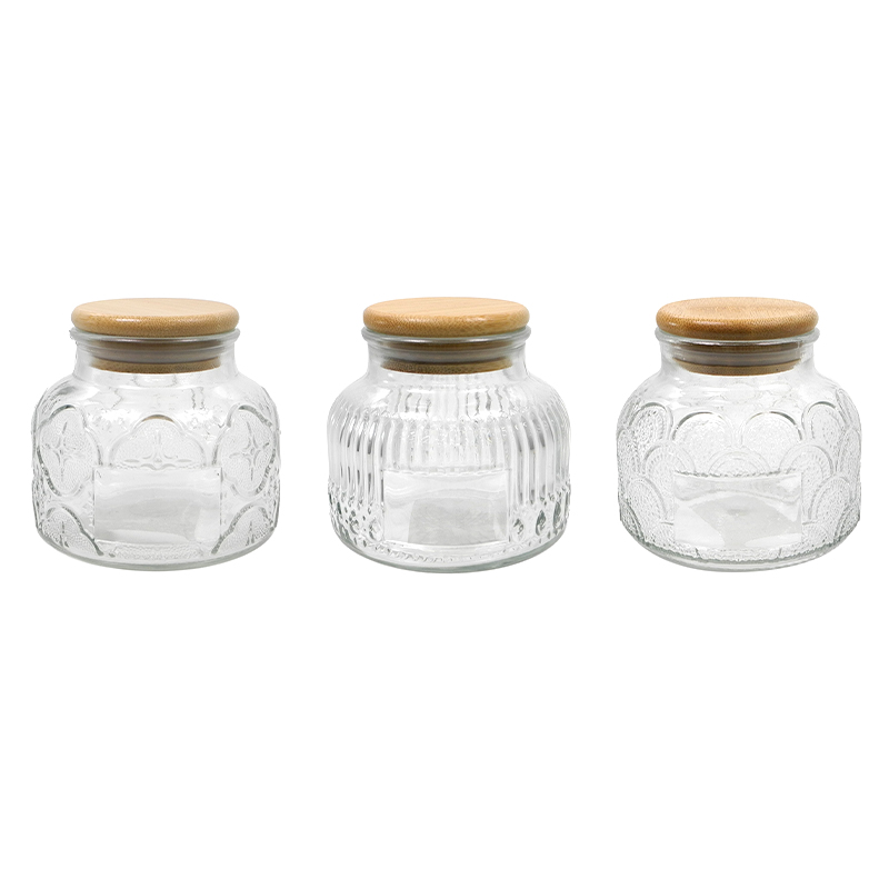 Exposed Material Texture Storage Jar YD-STJ-064