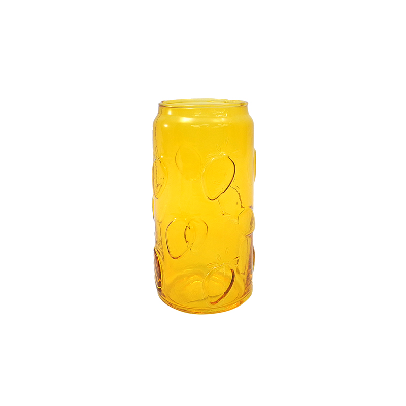 Three-dimensional Texture Glass Cup YD-CUP-078