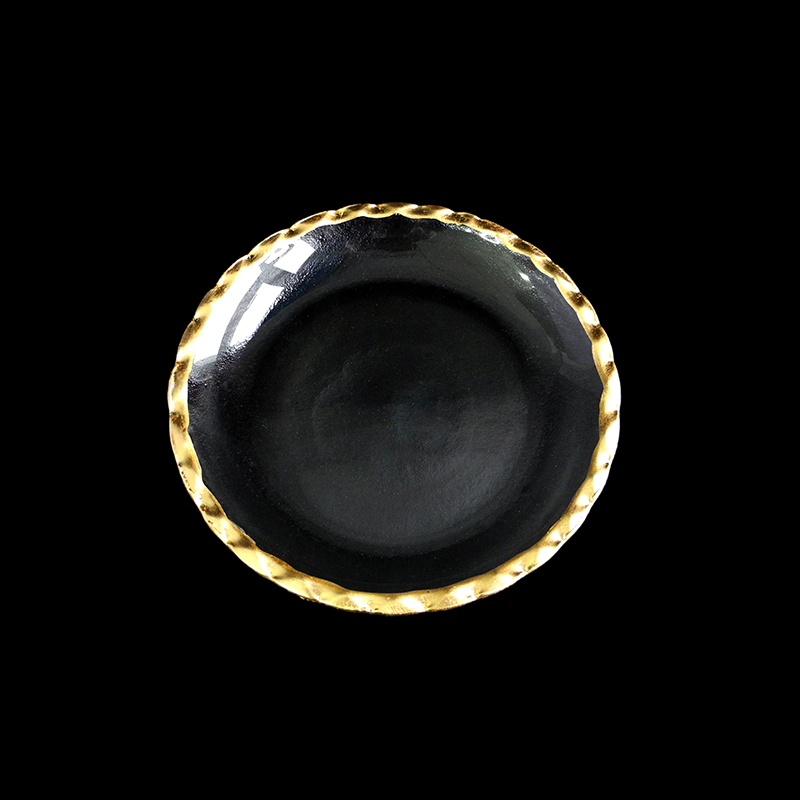 Round Gold-painted Hot Bending Plate YD-HBP-027