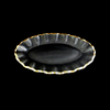 Ruffle Edge Gold Hot Bending Plate YD-HBP-003