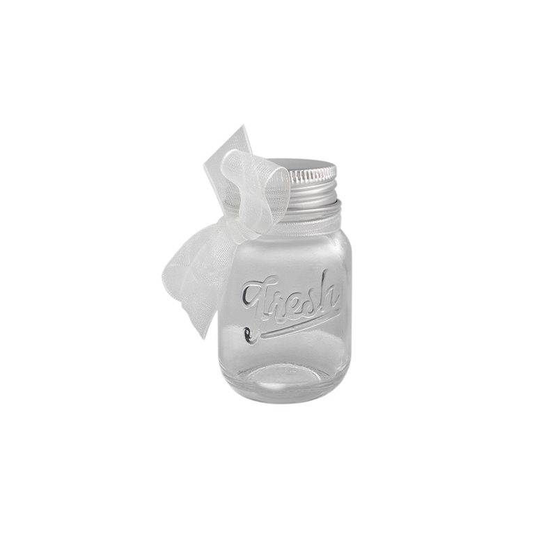 Embossed Glass Storage Jar YD-STJ-036