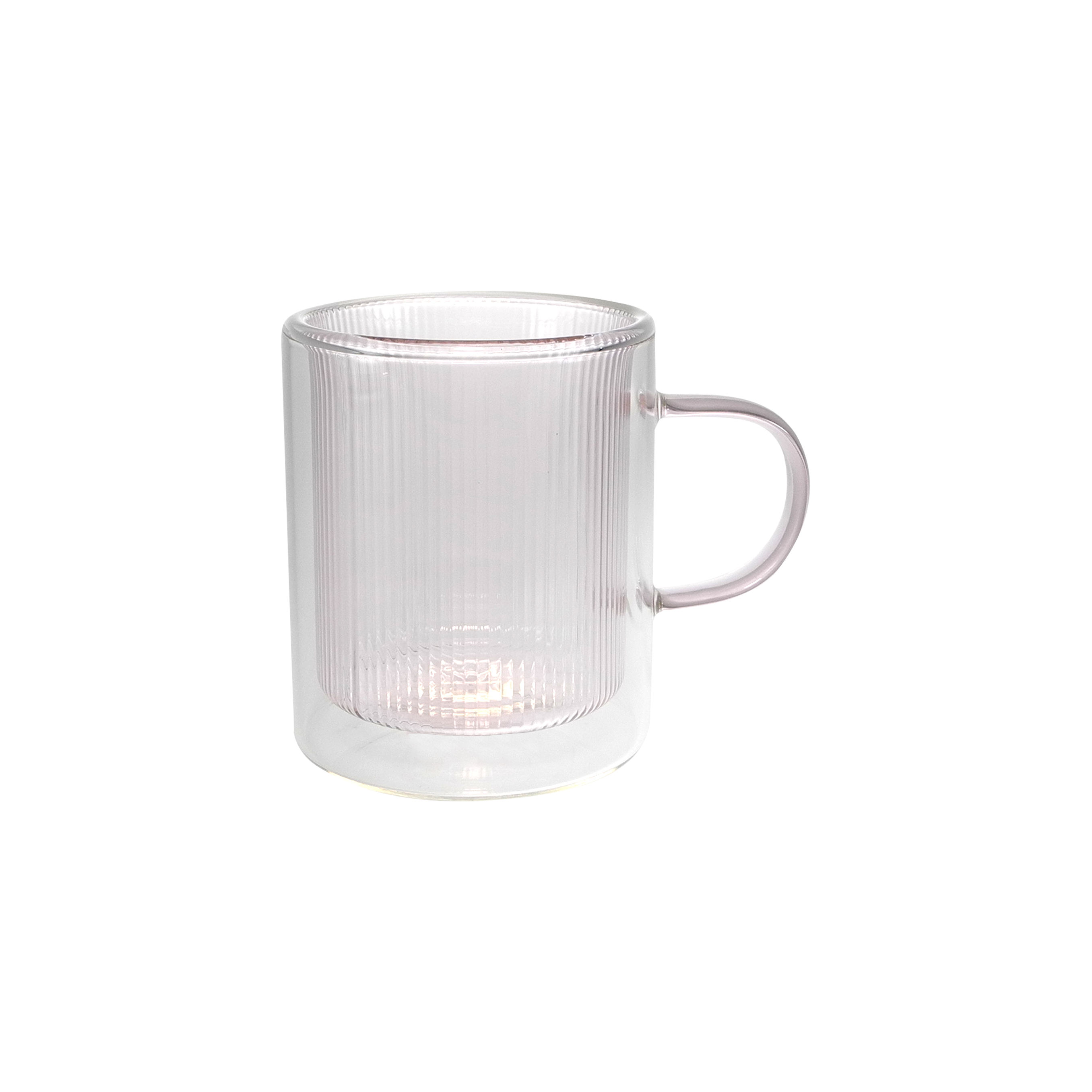 Colorful Double-layer High-boron-silica Glass Water Cup YD-CPU-106