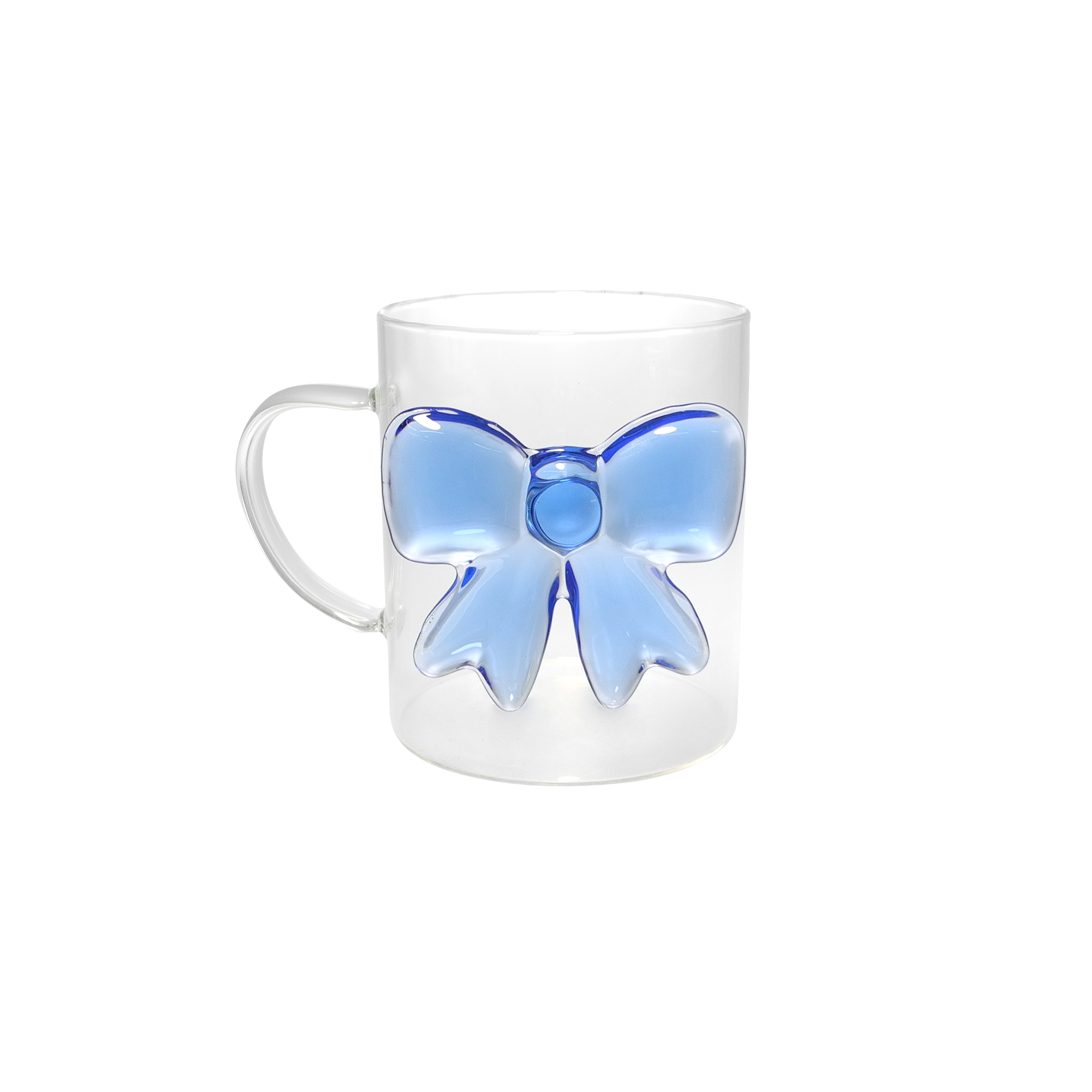 Glass Cup with Interior Decorations And Handle, Made of High Borosilicate Glass YD-CPU-101