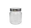 Shape Combination, Shiny Silver Stainless Steel Lid, High Borosilicate Glass Storage Tank YD-STJ-138
