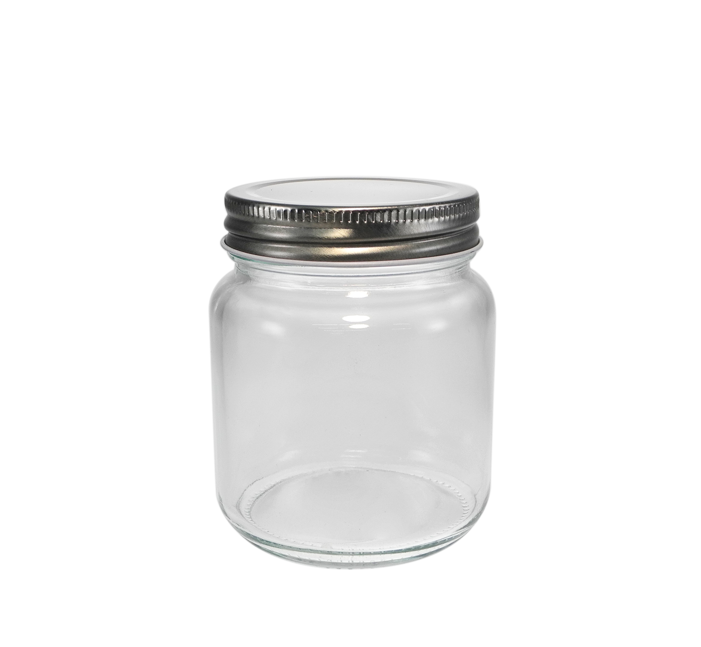 Shape Combination, Shiny Silver Stainless Steel Lid, High Borosilicate Glass Storage Tank YD-STJ-138