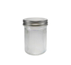 Vertical Striped Stainless Steel Lid for High Borosilicate Glass Storage Tank YD-STJ-146
