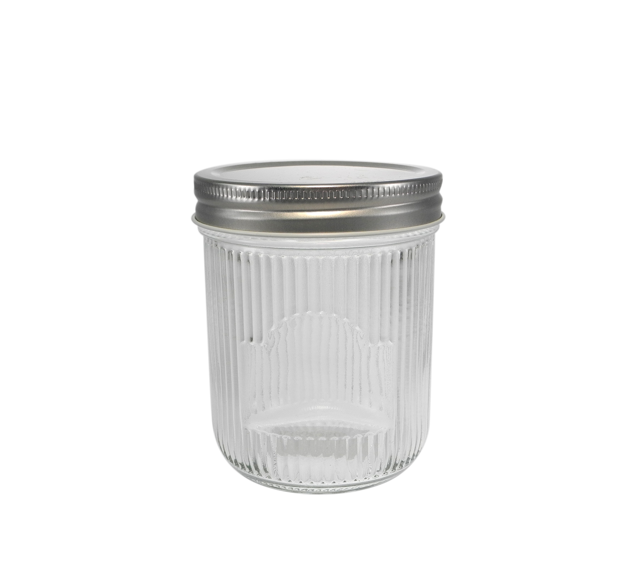 Vertical Striped Stainless Steel Lid for High Borosilicate Glass Storage Tank YD-STJ-146