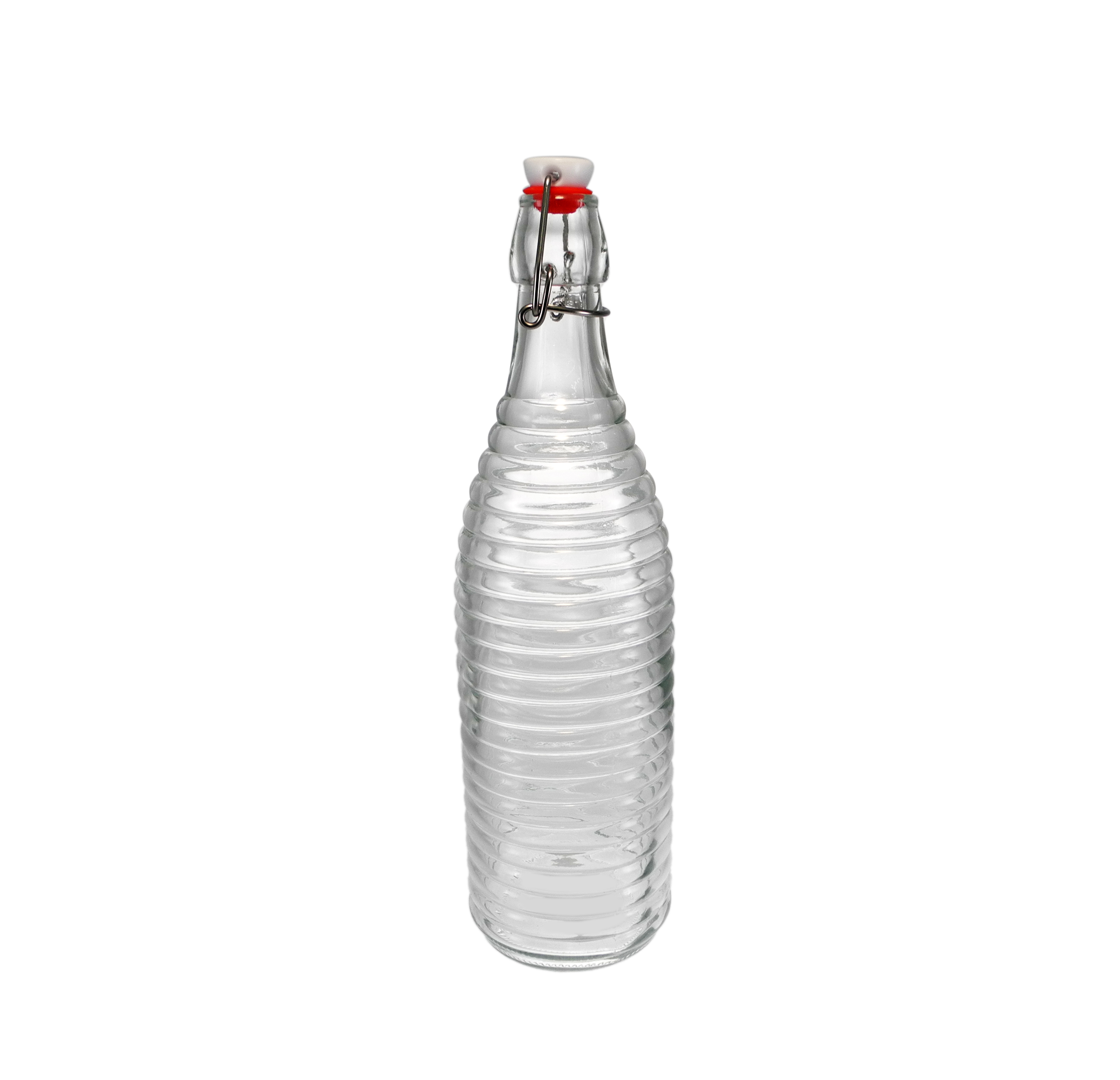 External Relief Glass Clasp Bottle YD-BOT-038