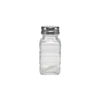 Silver Stainless Steel Lid Salt And Pepper Glass Bottle YD-SPB-009