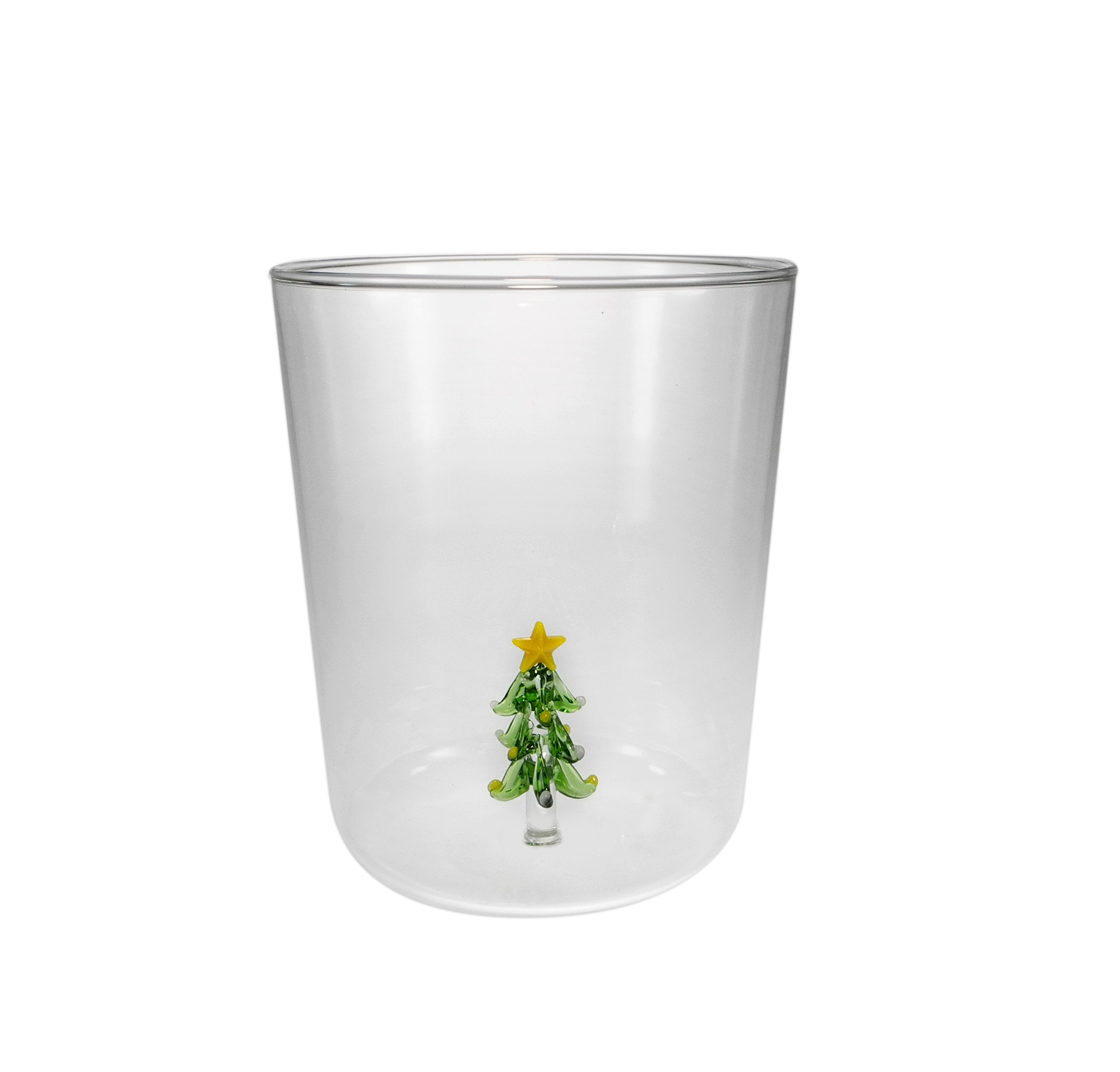 Internal Christmas Tree Ornaments Made of High Borosilicate Glass Cups YD-CPU-130