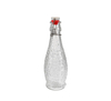 Cylindrical External Relief Glass Stopper Bottle YD-BOT-036