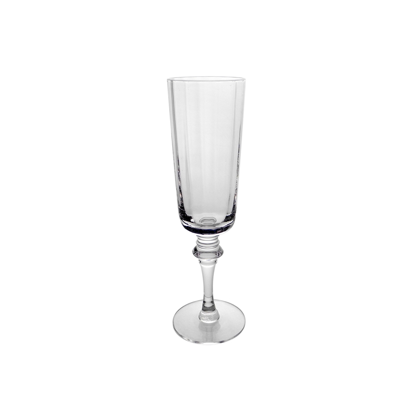 Transparent Vertical Grain Wine Glass YD-PTC-043