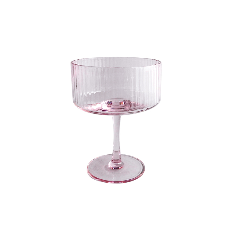 Striped Ice Cream Glass Cup YD-CUP-069