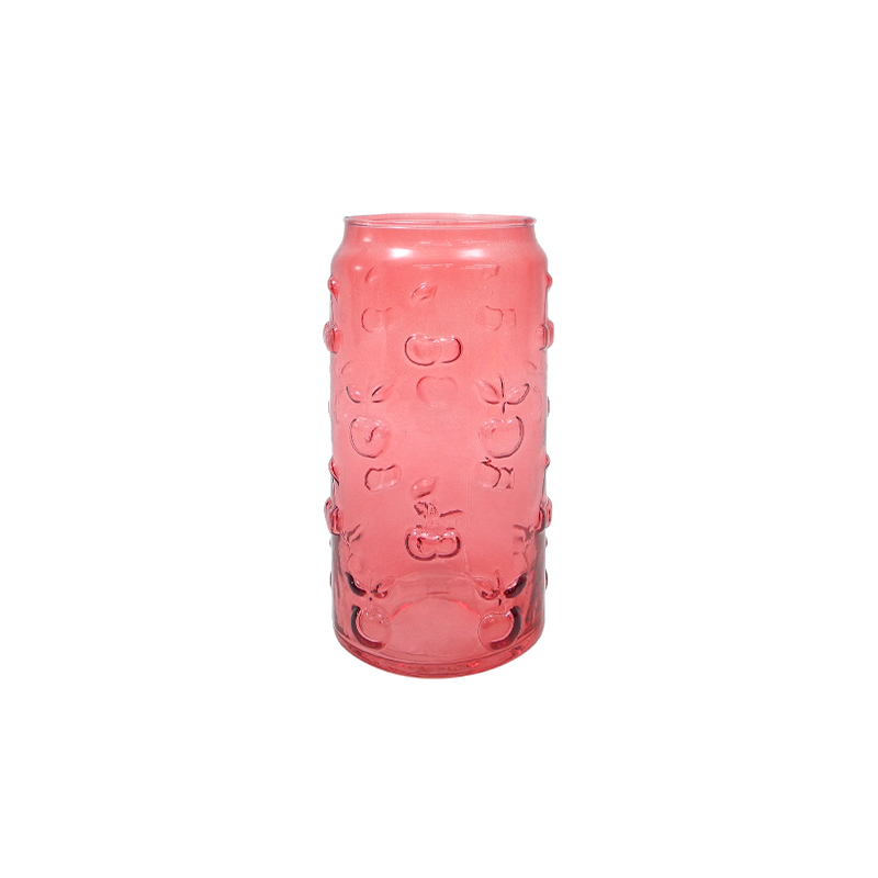 Three-dimensional Texture Glass Cup YD-CUP-078
