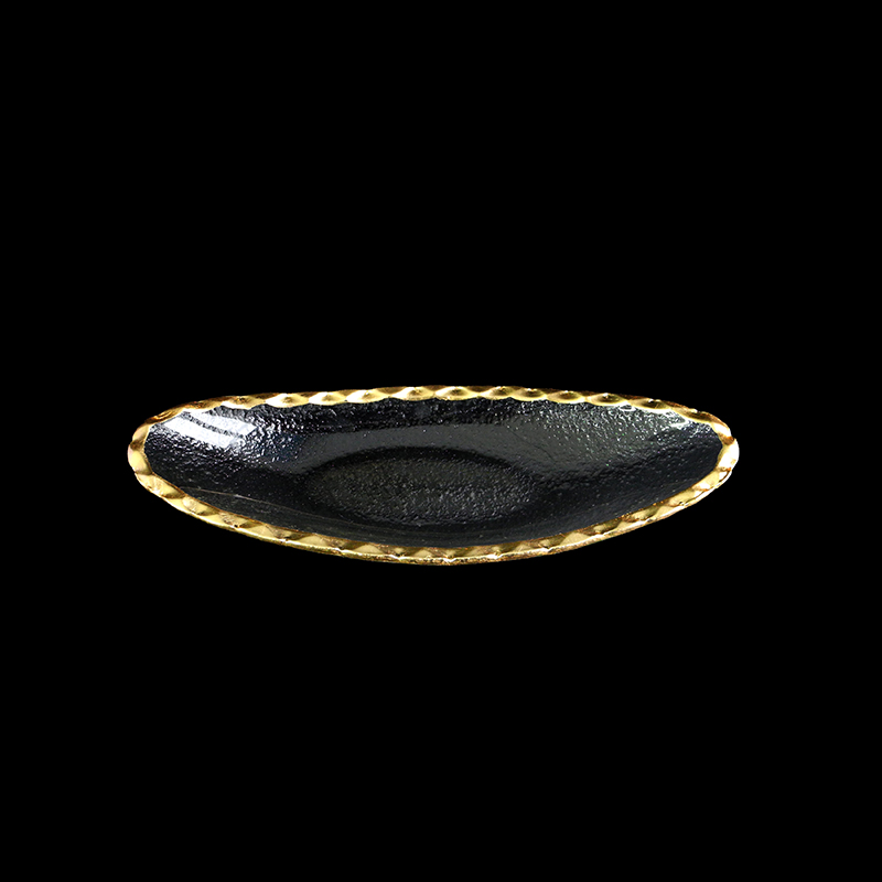 Oval Gold Painted Hot Bending Plate YD-HBP-001