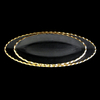 Oval Gold Painted Hot Bending Plate YD-HBP-004