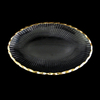 Origami Pattern Gold Hot Bending Plate YD-HBP-005