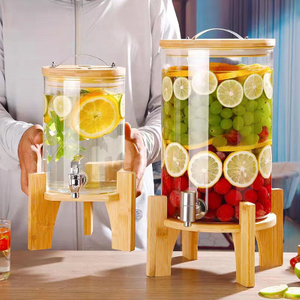 Transparent Cylinder Glass Jug YD-JUG-010