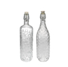 External Relief Glass Stopper Bottle YD-BOT-048