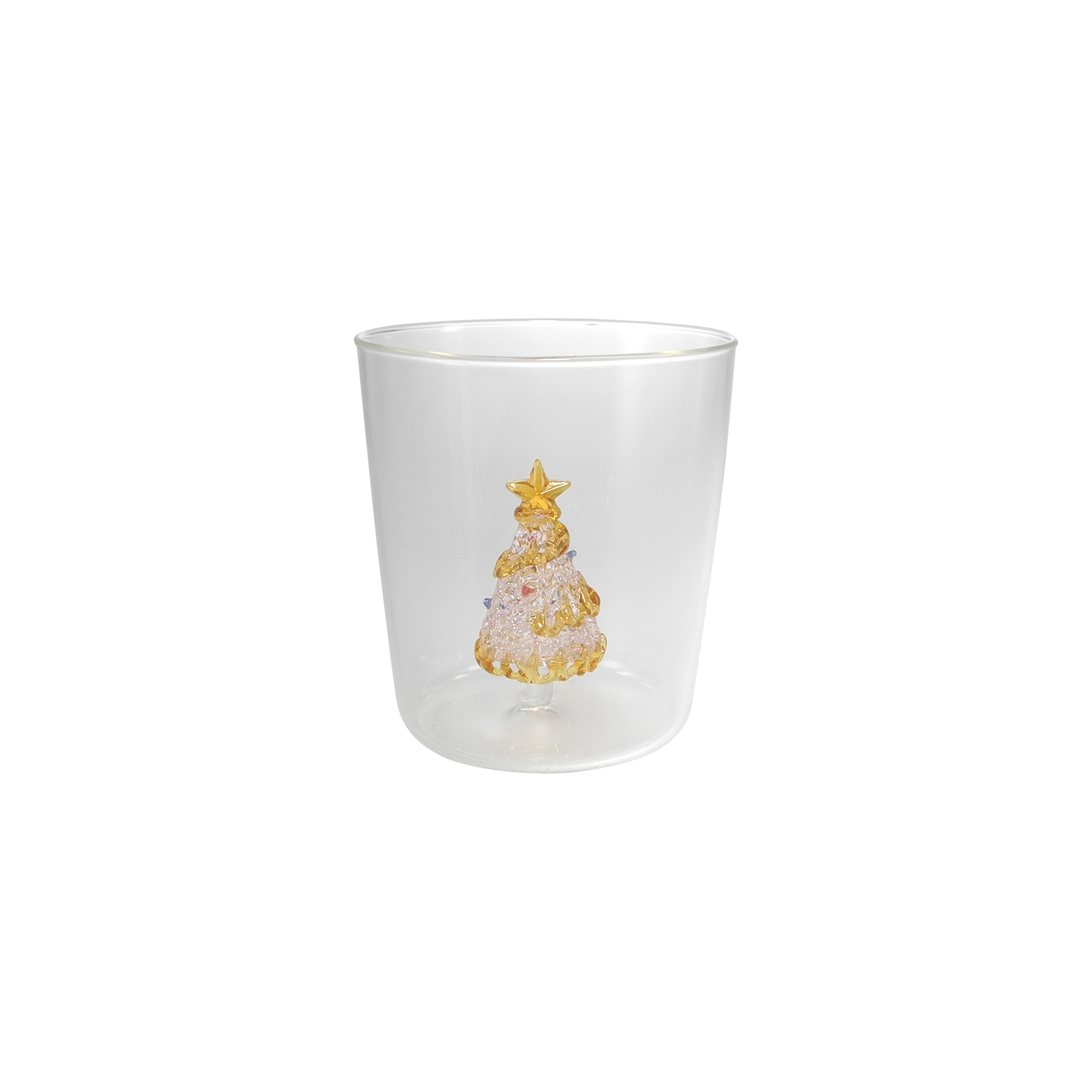 Internal Decorative Glass Cup Made of High Borosilicate Glass YD-CPU-093