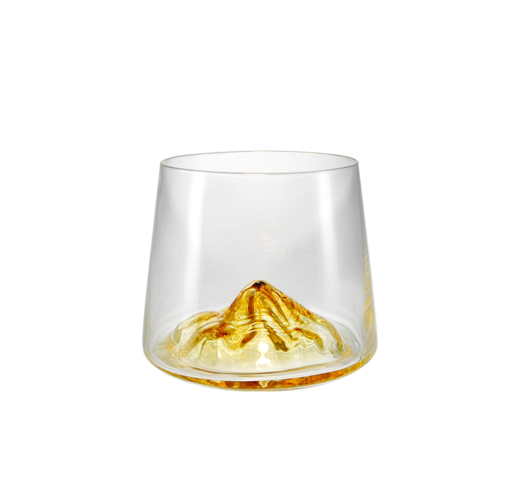 Internal Mountain-shaped High Borosilicate Glass Cup YD-CPU-112