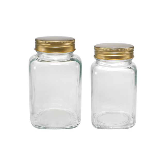 Square Polished Stainless Steel Lid for High Borosilicate Glass Storage Tank YD-STJ-135