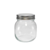 Round Polished Silver Stainless Steel Lid for High Borosilicate Glass Storage Jar YD-STJ-137