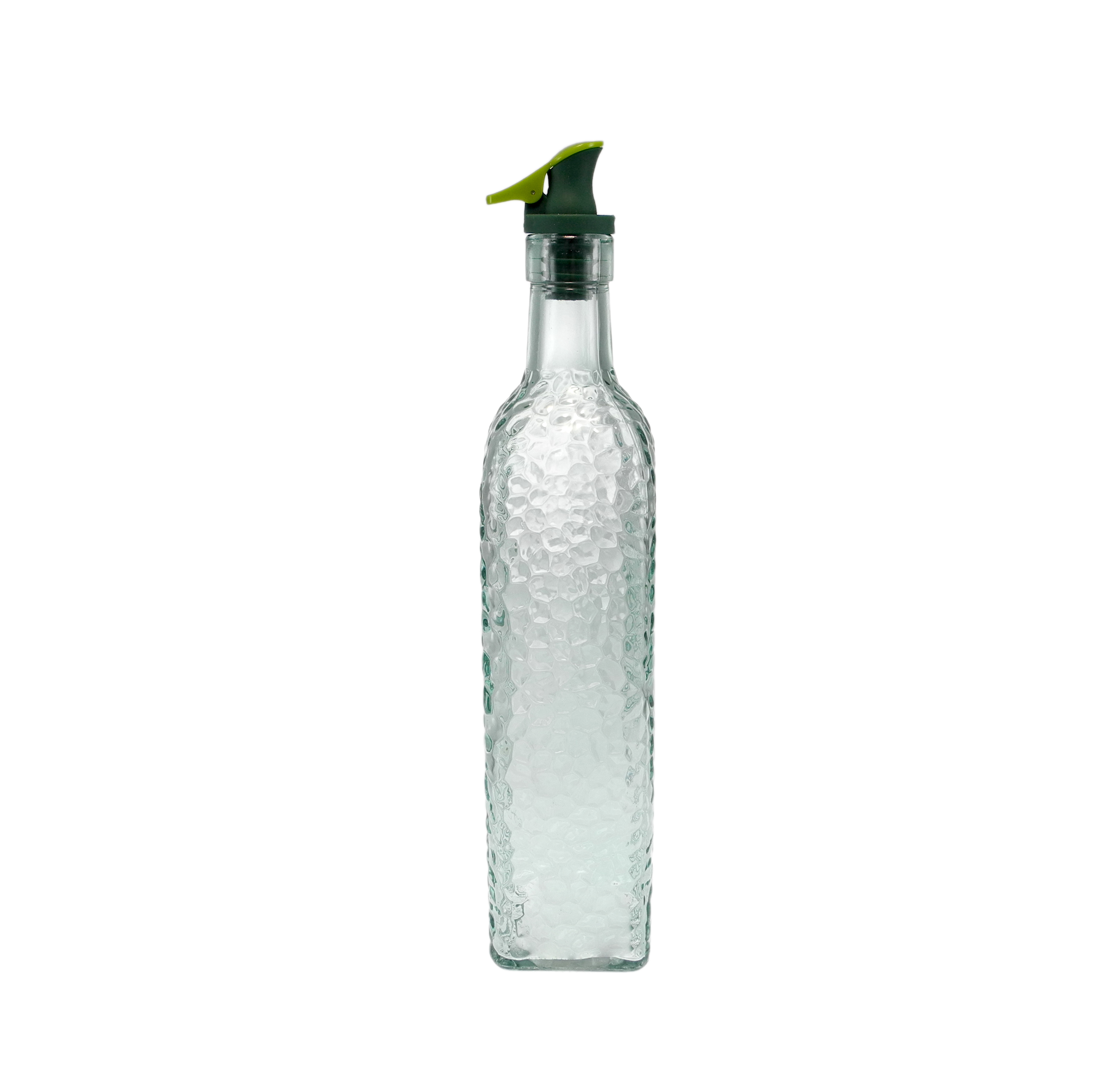 External Relief-patterned Glass Balsamic Vinegar Bottle YD-VOB-035