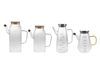 Polished Surface Scale Line High Borosilicate Glass Kettle YD-KEL-003