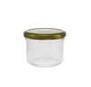 Polished Gold Stainless Steel Lid with High Borosilicate Glass Storage Jar YD-STJ-115