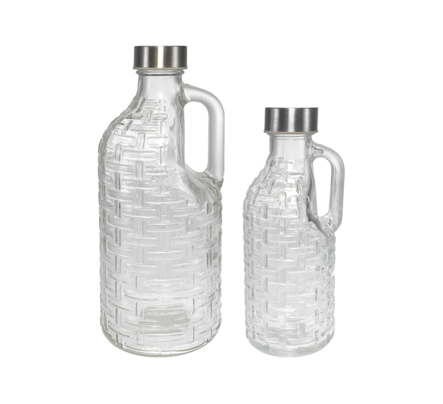 Stainless Steel Lid with High Borosilicate Glass Storage Tank YD-STJ-160