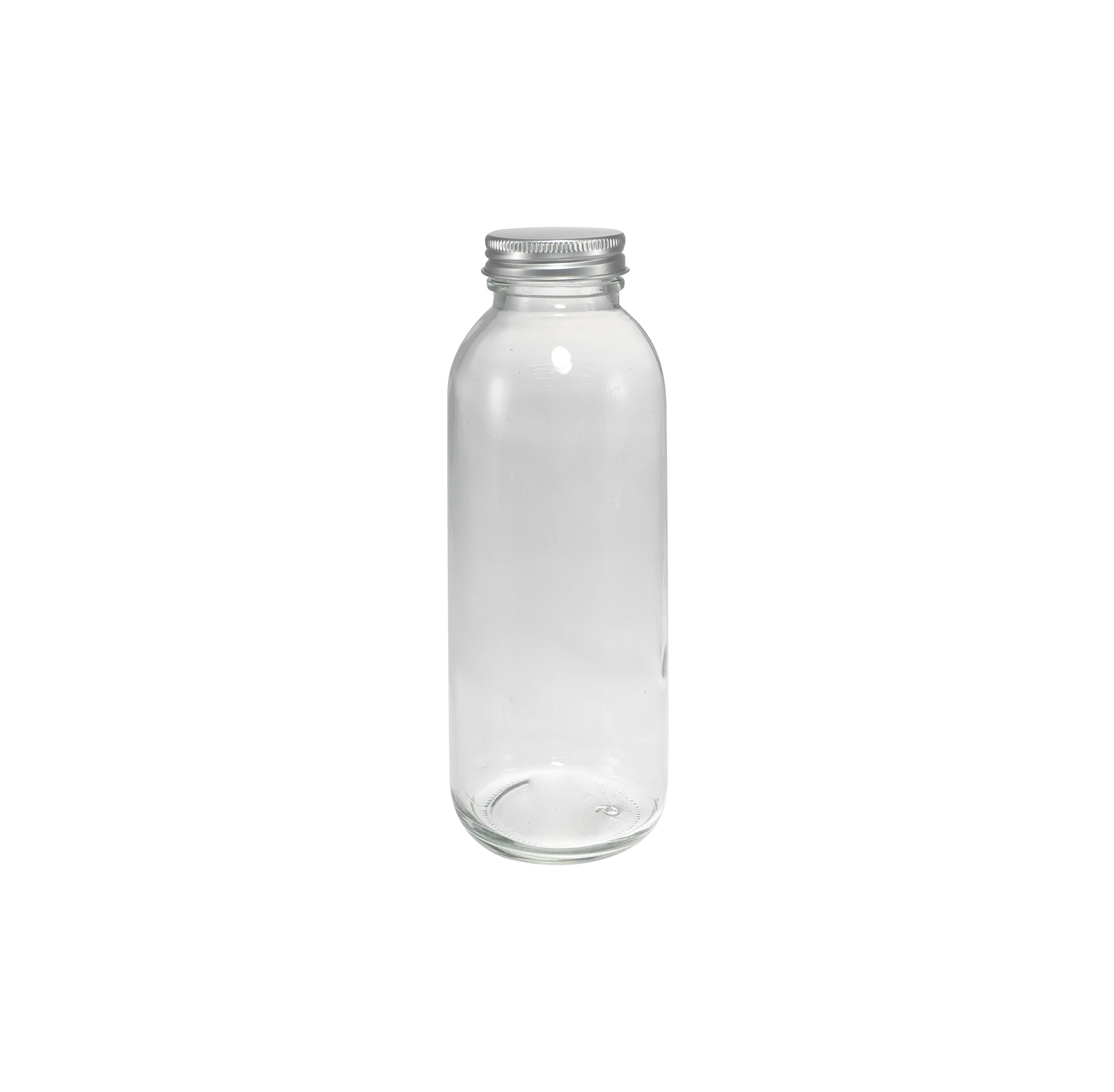 Silver Stainless Steel Lid, High-boron Silica Glass Storage Tank without Embossing YD-STJ-181