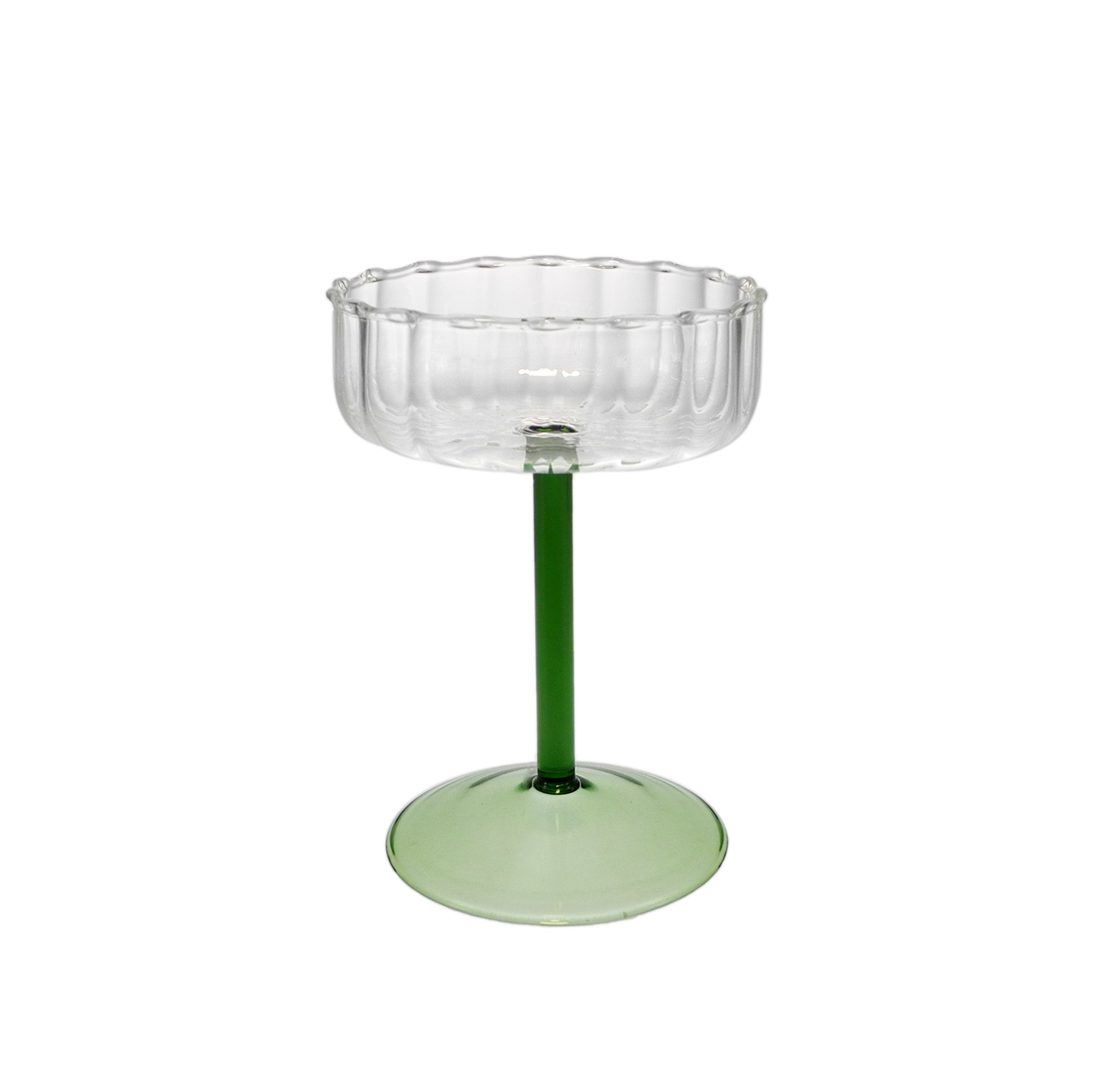 Christmas Santa Claus Themed Alien-shaped Borosilicate Glass Cup YD-CPU-131