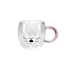 Colorful Cute Glass Cup with Handle Made of High Borosilicate Glass YD-CPU-122