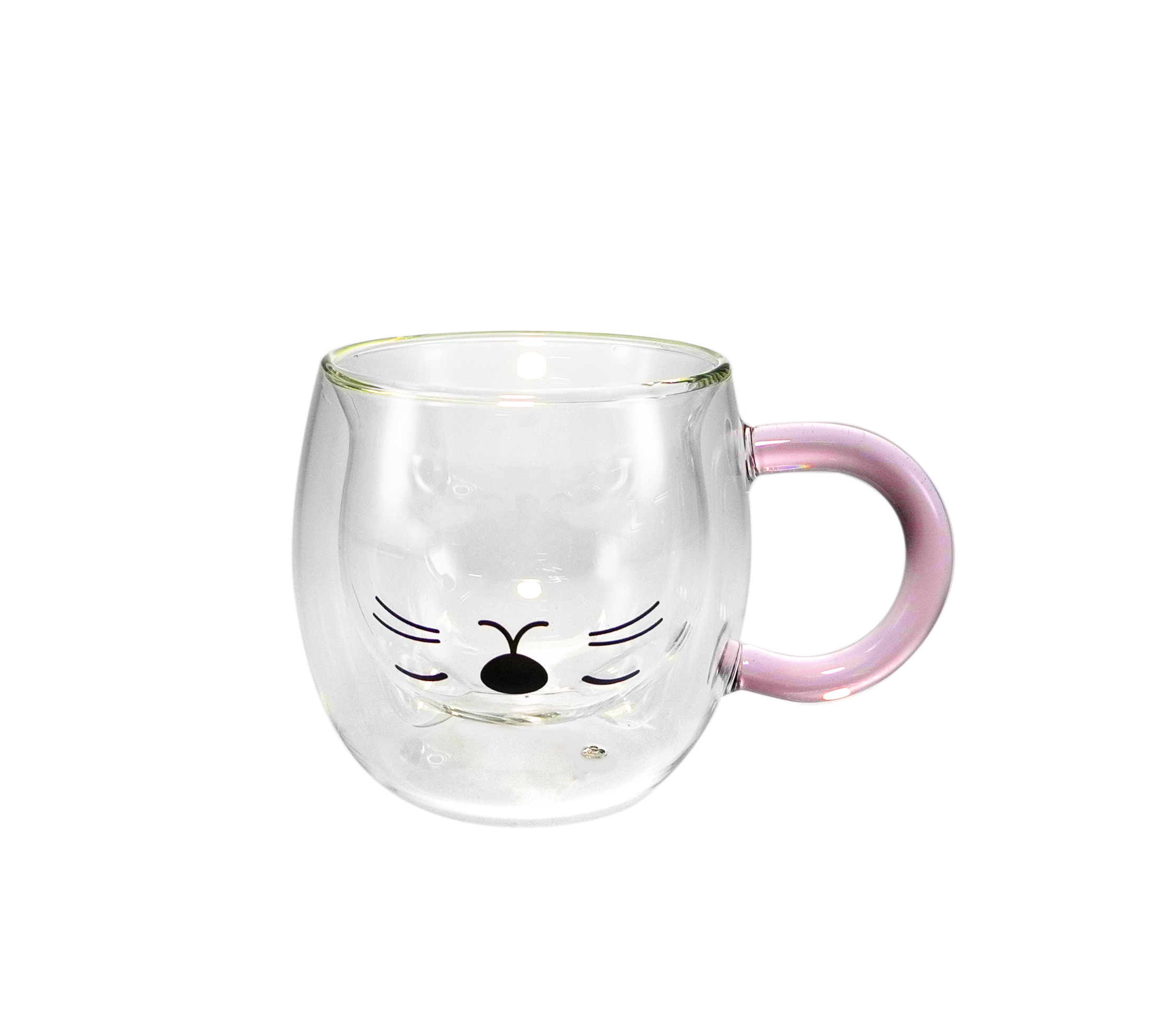 Colorful Cute Glass Cup with Handle Made of High Borosilicate Glass YD-CPU-122
