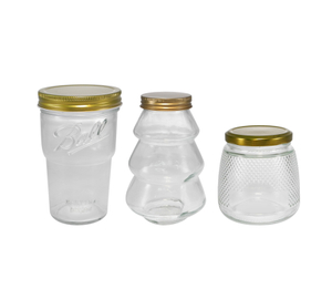 Diverse-shaped High Borosilicate Glass Storage Jars YD-STJ-128