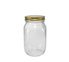 Polished Cylindrical High-boron-silica Glass Storage Jar YD-STJ-125