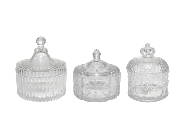 Palace Glass Dome High Borosilicate Glass Storage Tank YD-STJ-172