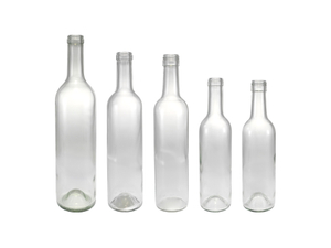 Transparent Non-relief Glass Wine Bottle YD-OW-013