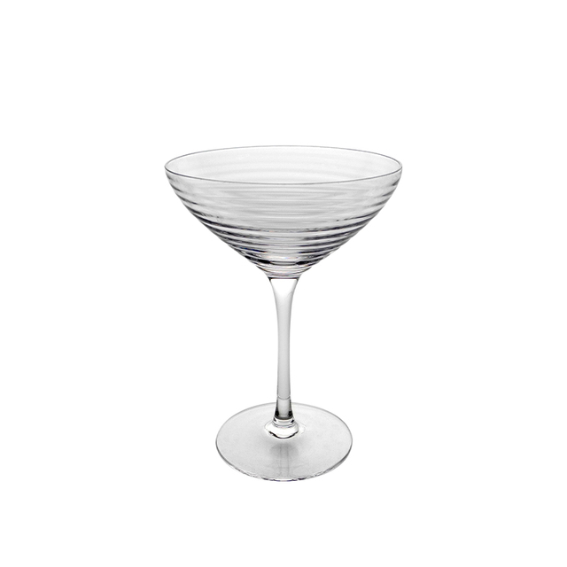 Horizontal Stripe Cocktail Glass YD-PTC-046