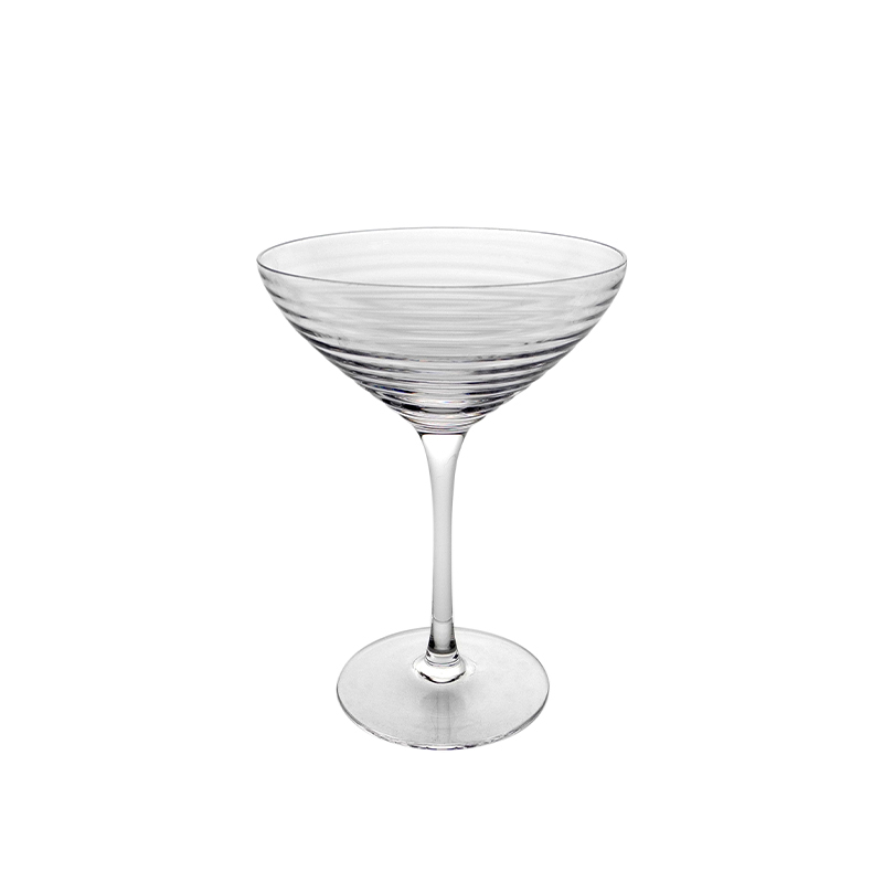 Horizontal Stripe Cocktail Glass YD-PTC-046