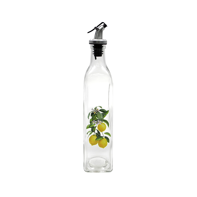 A Single Sticker Glass Oil Bottle YD-OVB-032
