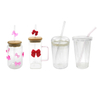 High Borosilicate Glass Straw Cup YD-CUP-080