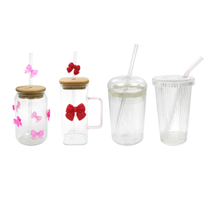 High Borosilicate Glass Straw Cup YD-CUP-080