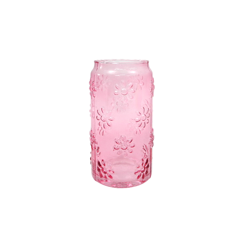 Three-dimensional Texture Glass Cup YD-CUP-078