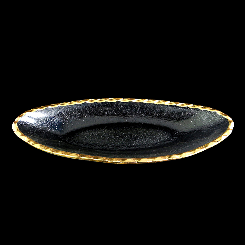 Oval Gold Painted Hot Bending Plate YD-HBP-001