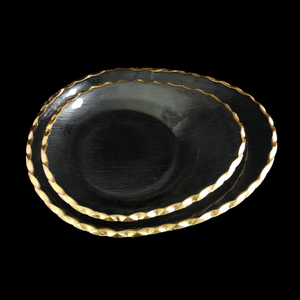 Special-shaped Gold-painted Hot Bending Plate YD-HBP-006