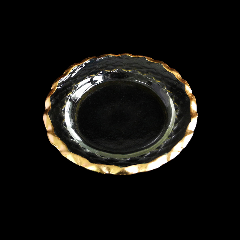 Round Inner Groove Gold Painted Hot Bending Plate YD-HBP-023